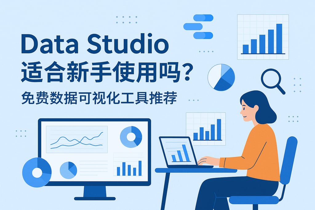 Data Studio适合新手使用吗？免费数据可视化工具推荐